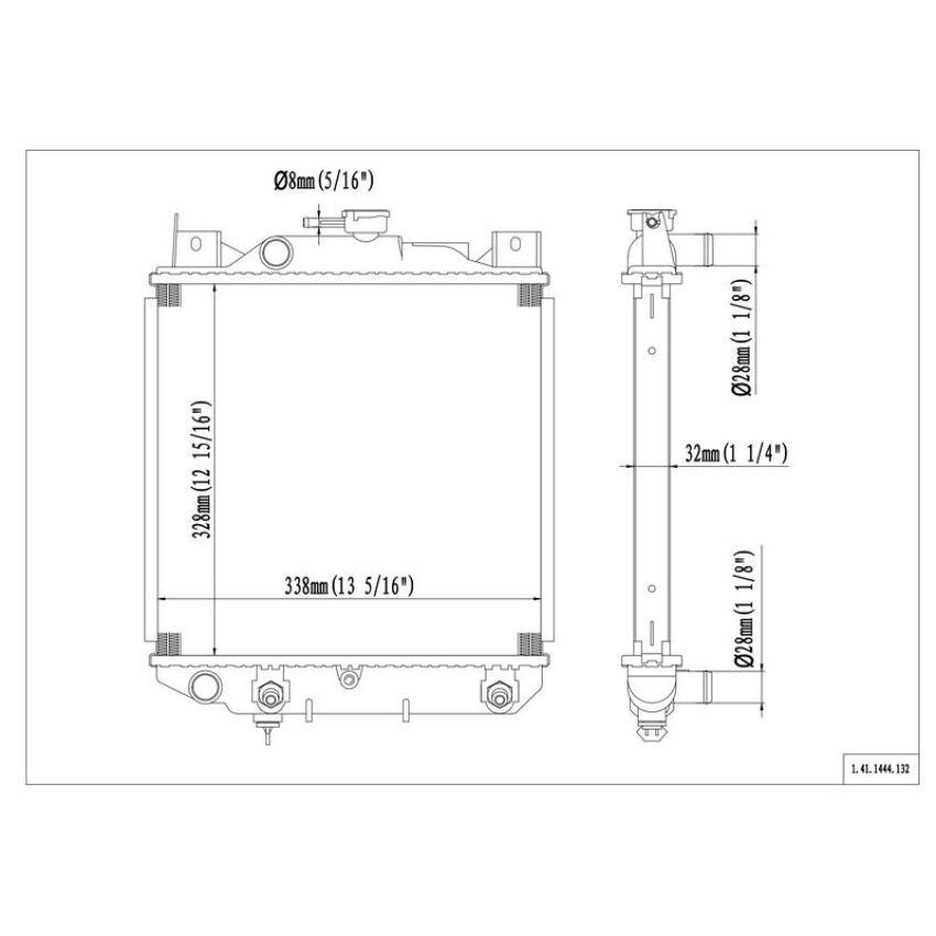 Reach International 41-1444 Radiator