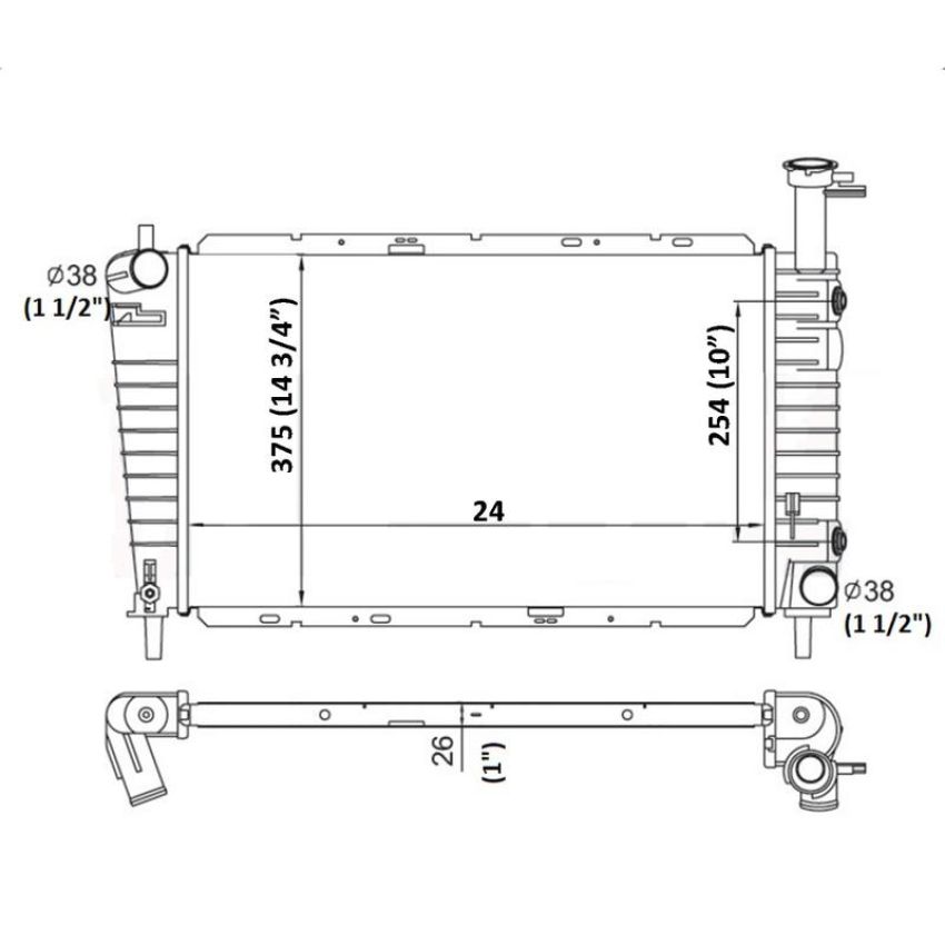 Reach International 41-1458 Radiator
