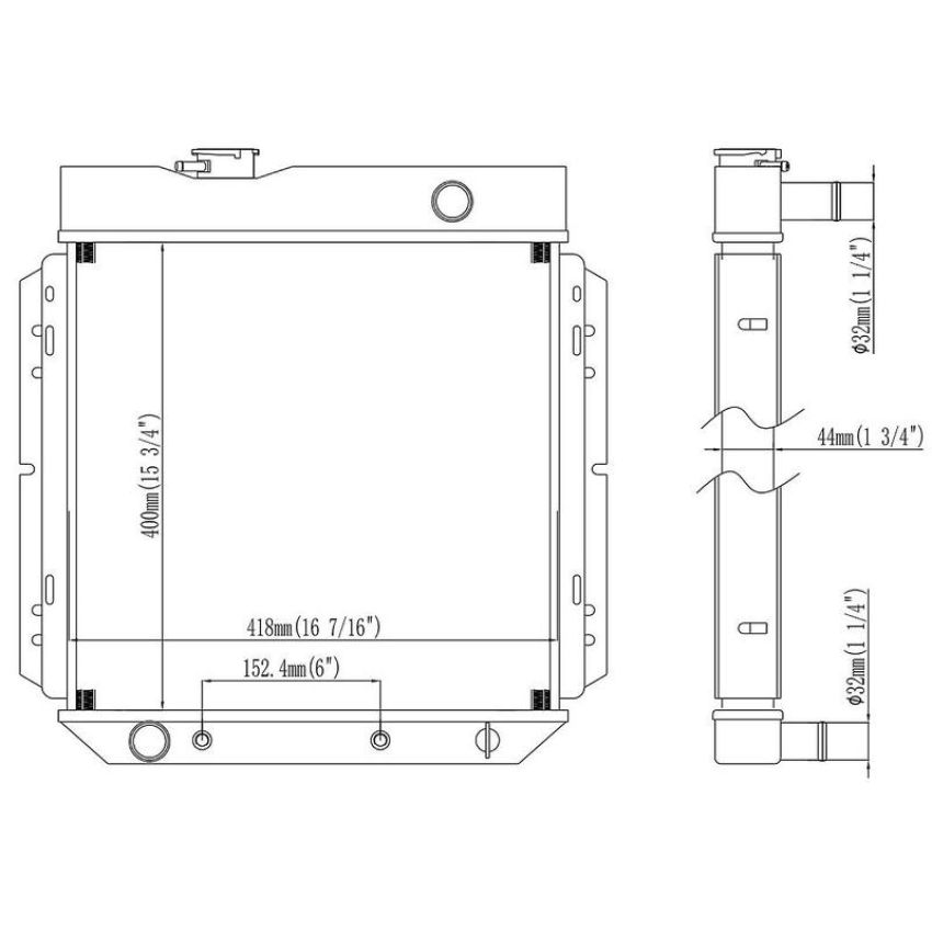 Reach International 41-1463 Radiator