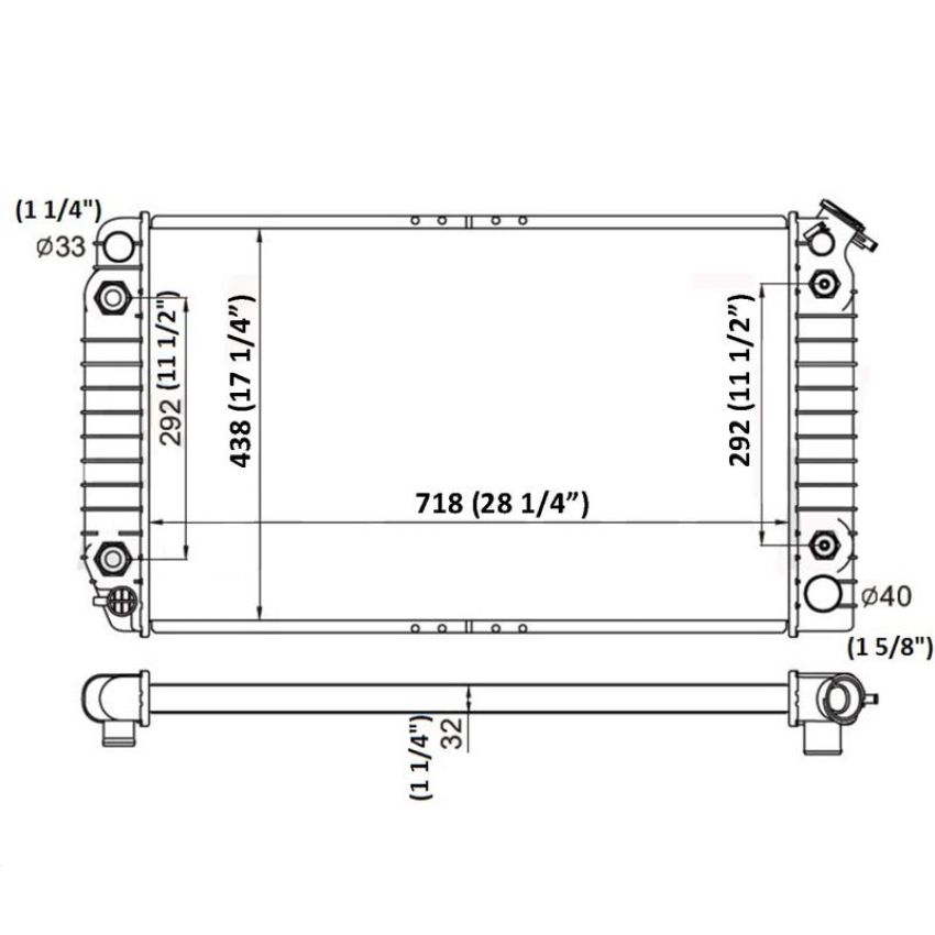 Reach International 41-1529 Radiator