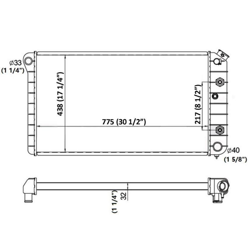Reach International 41-153 Radiator
