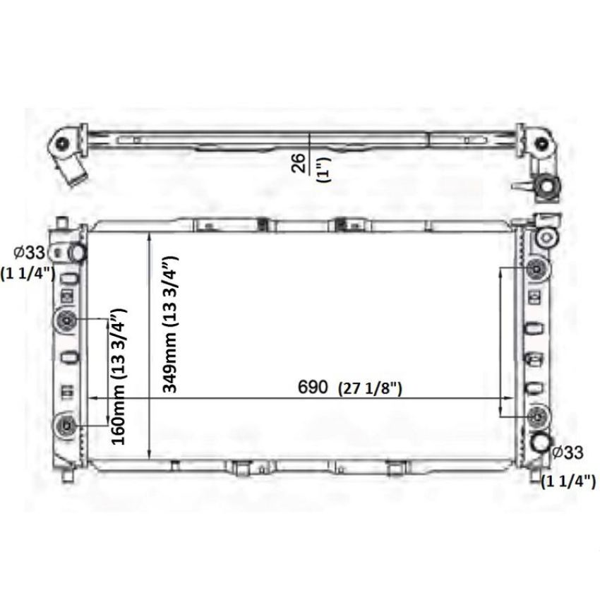 Reach International 41-1558 Radiator