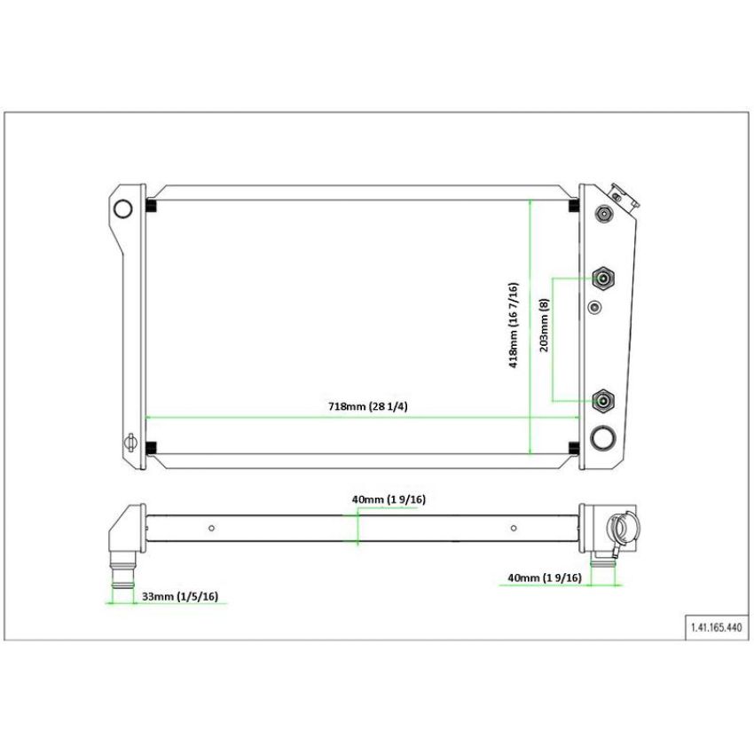 Reach International 41-165 Radiator