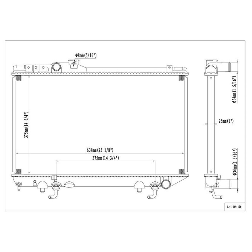 Reach International 41-169 Radiator