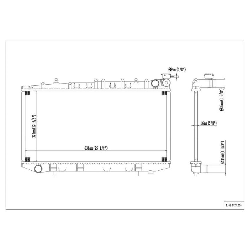 Reach International 41-1977 Radiator