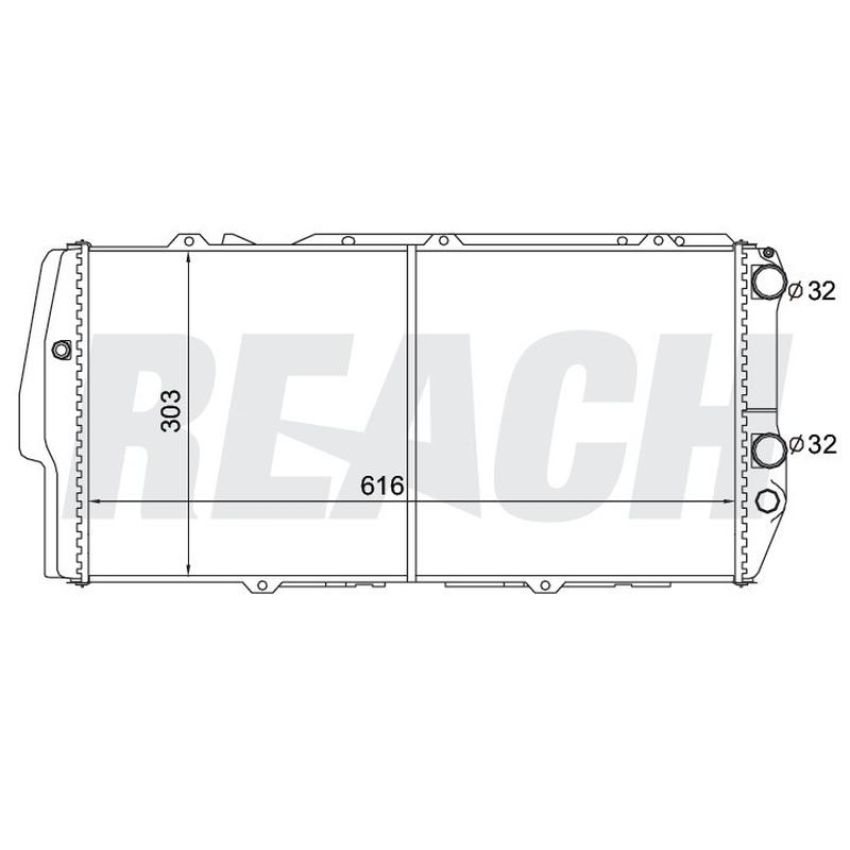 Reach International 41-199 Radiator