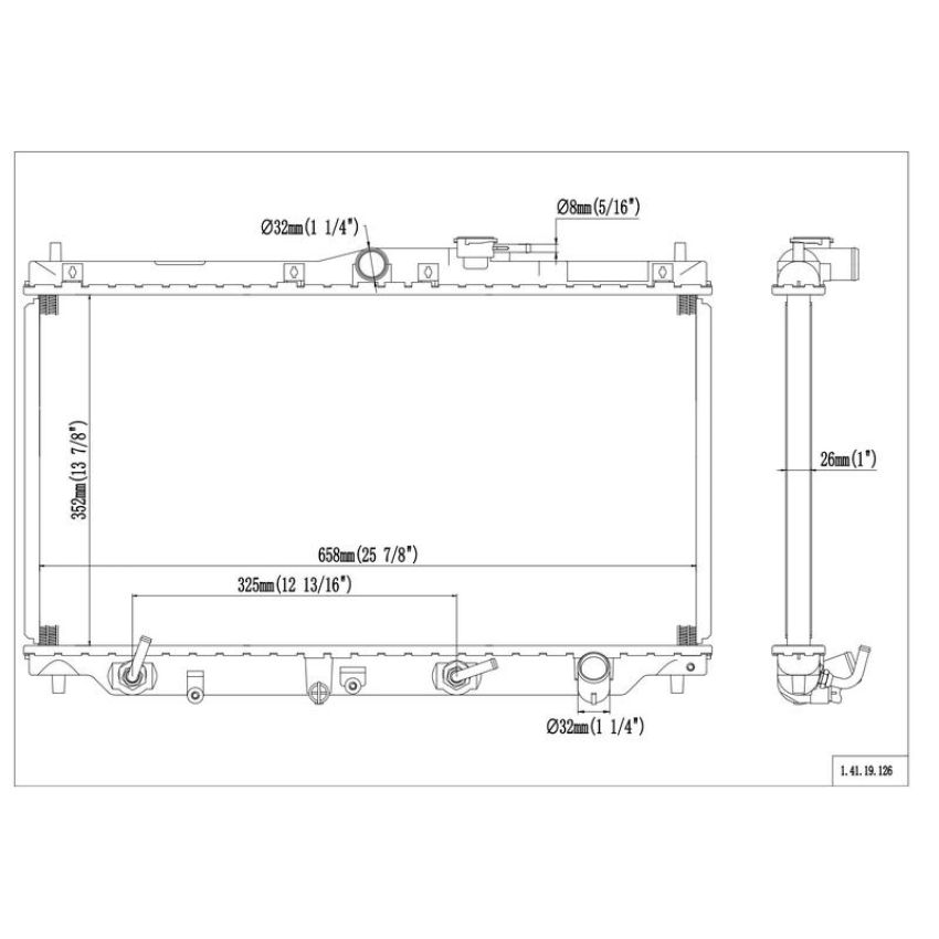 Reach International 41-19 Radiator