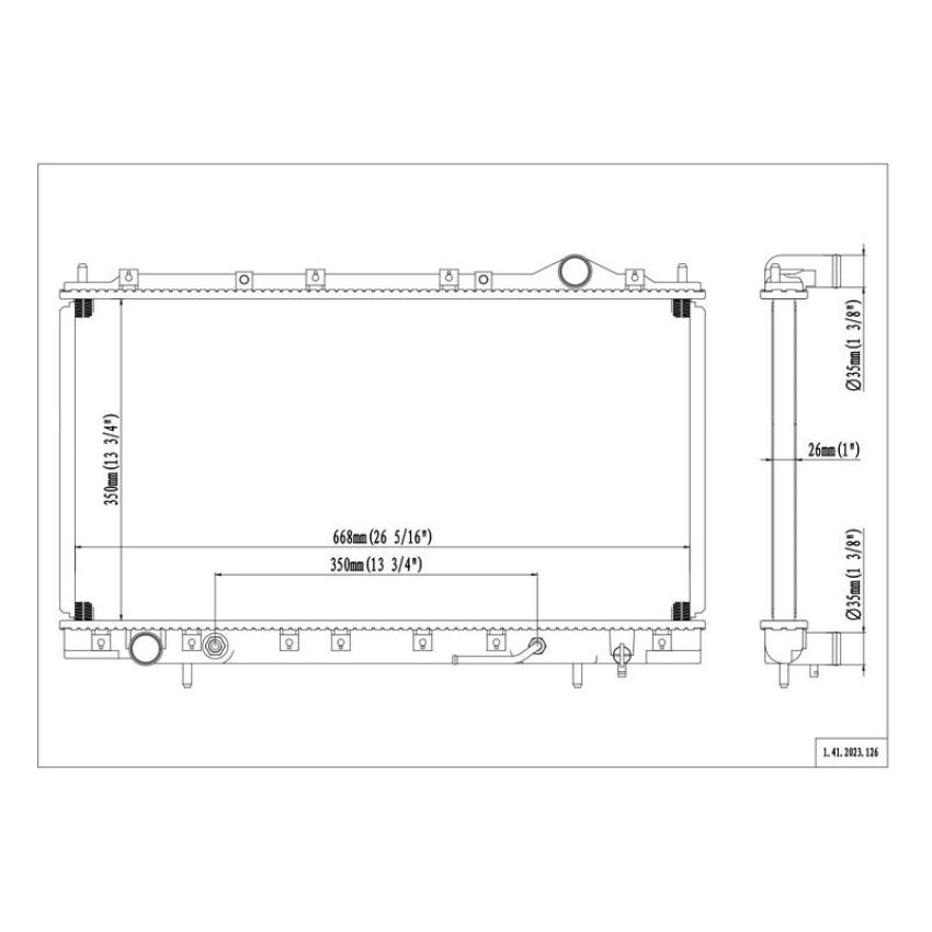 Reach International 41-2023 Radiator