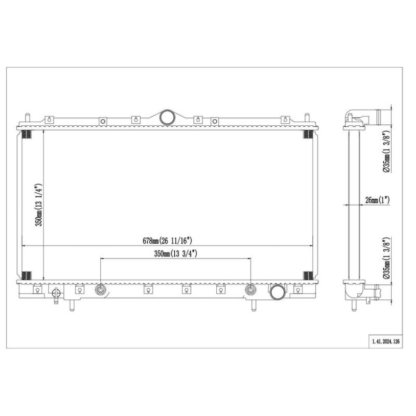 Reach International 41-2024 Radiator