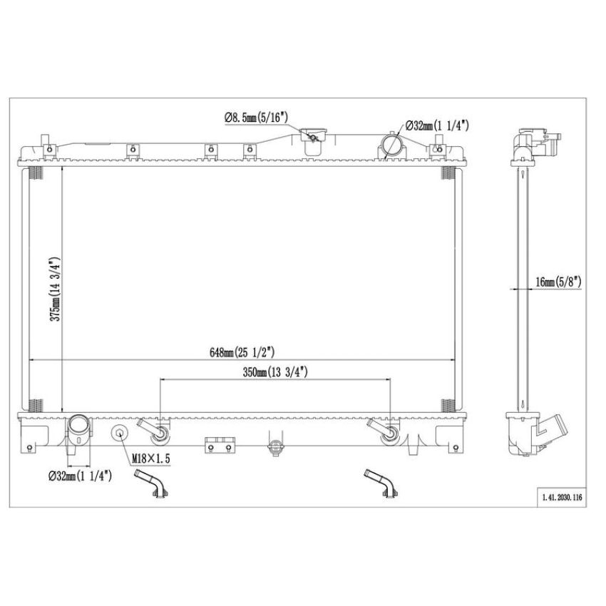 Reach International 41-2030 Radiator