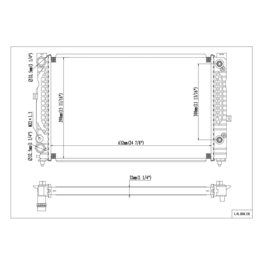 Reach International 41-2034 Radiator