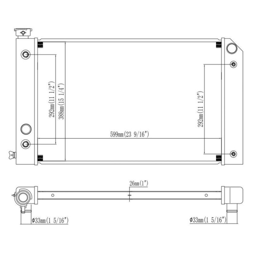 Reach International 41-204 Radiator