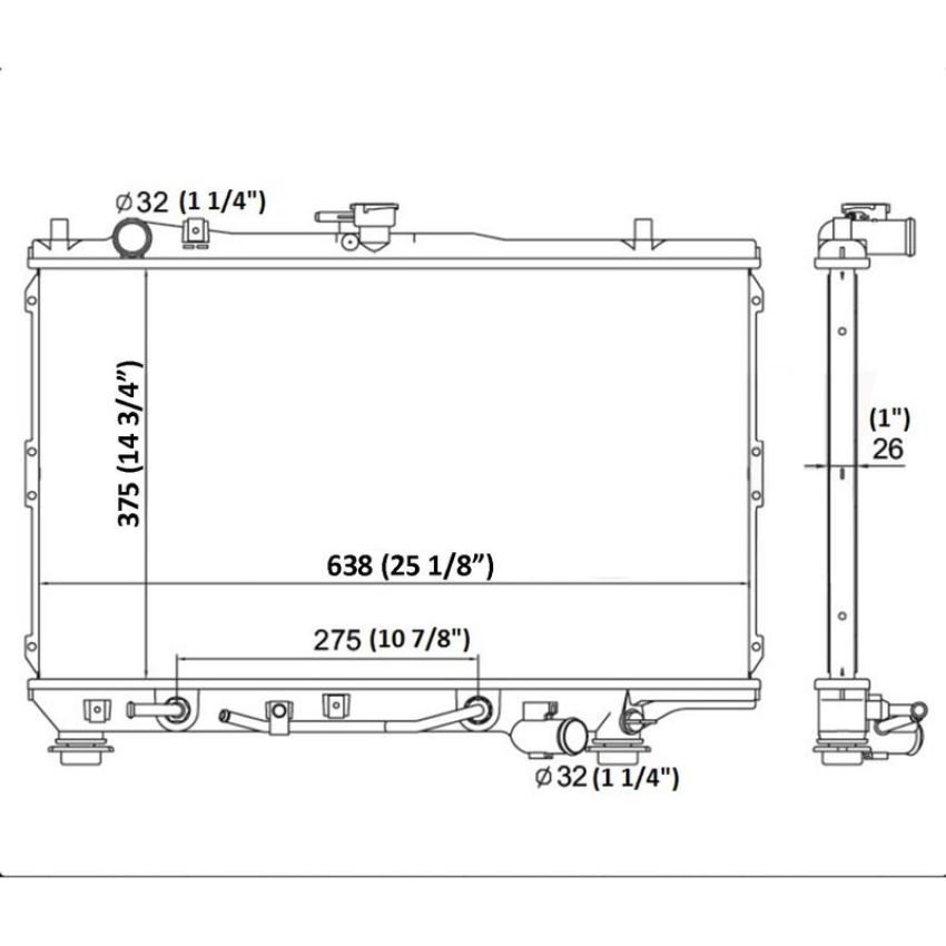 Reach International 41-2056 Radiator