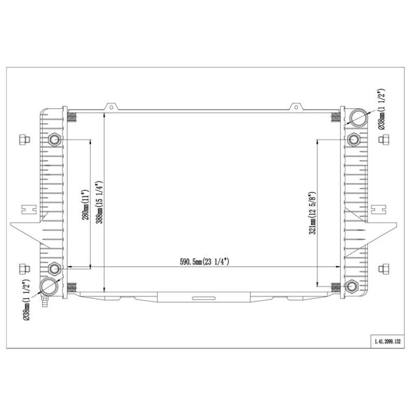 Reach International 41-2099 Radiator