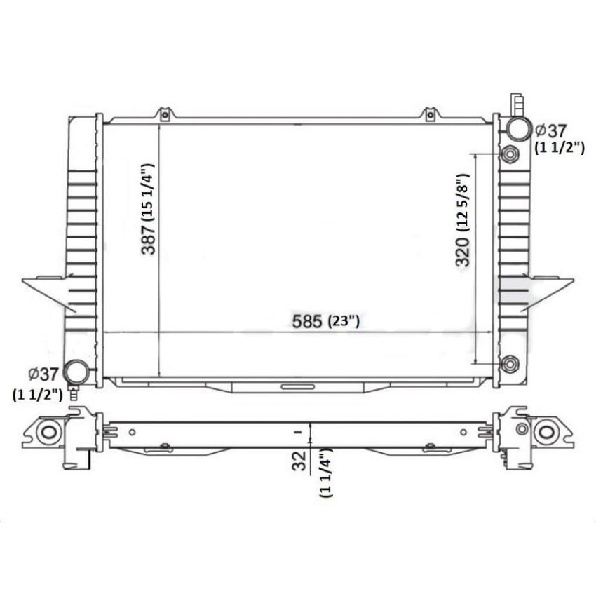 Reach International 41-2100 Radiator