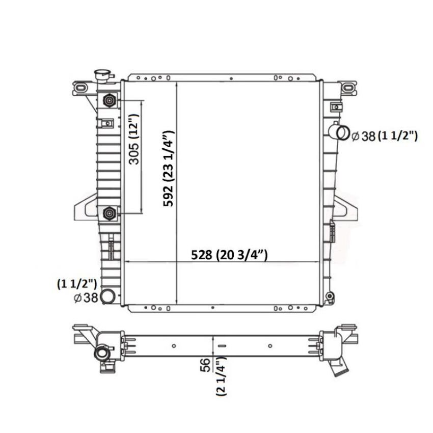 Reach International 41-2174 Radiator