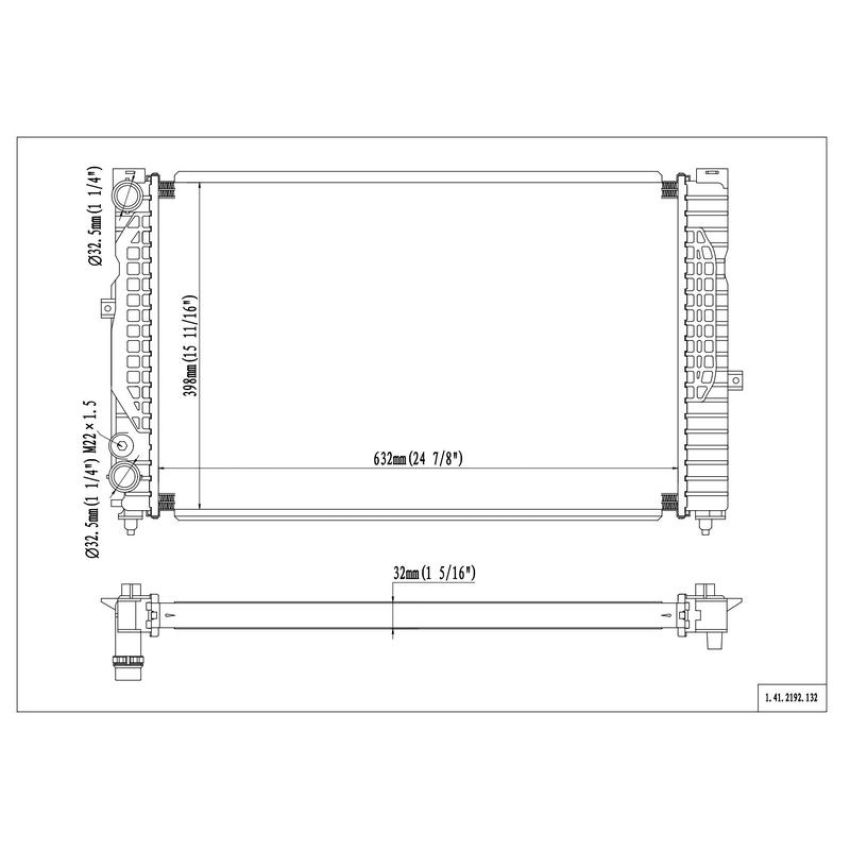 Reach International 41-2192 Radiator
