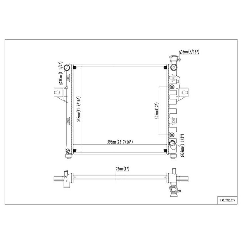 Reach International 41-2263 Radiator