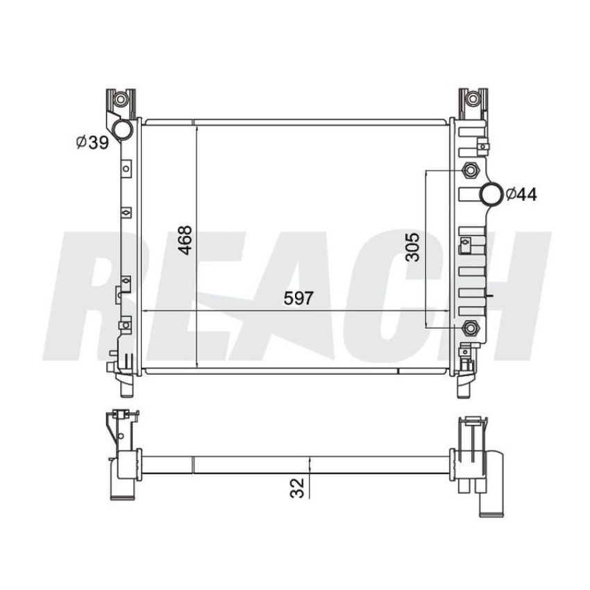 Reach International 41-2294 Radiator