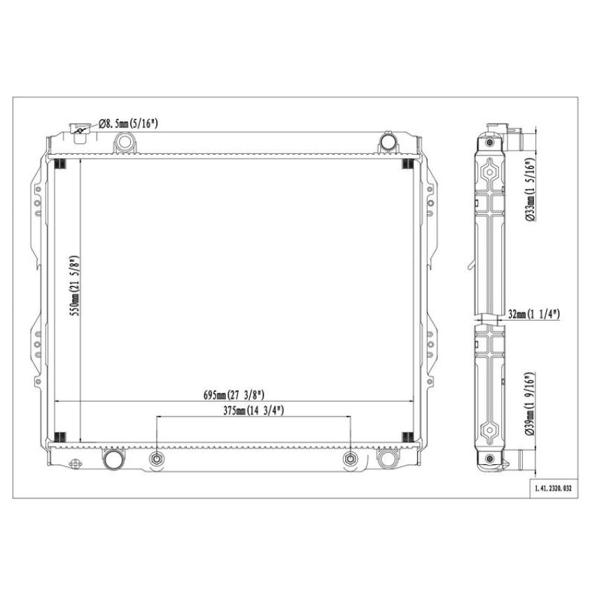 Reach International 41-2320 Radiator