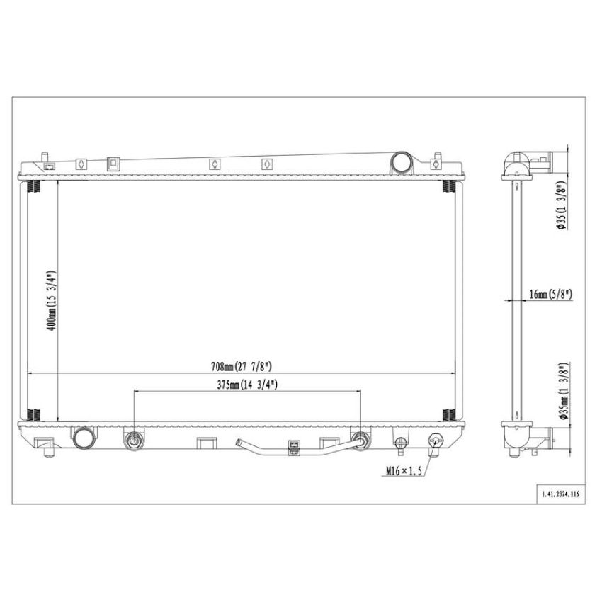 Reach International 41-2324 Radiator