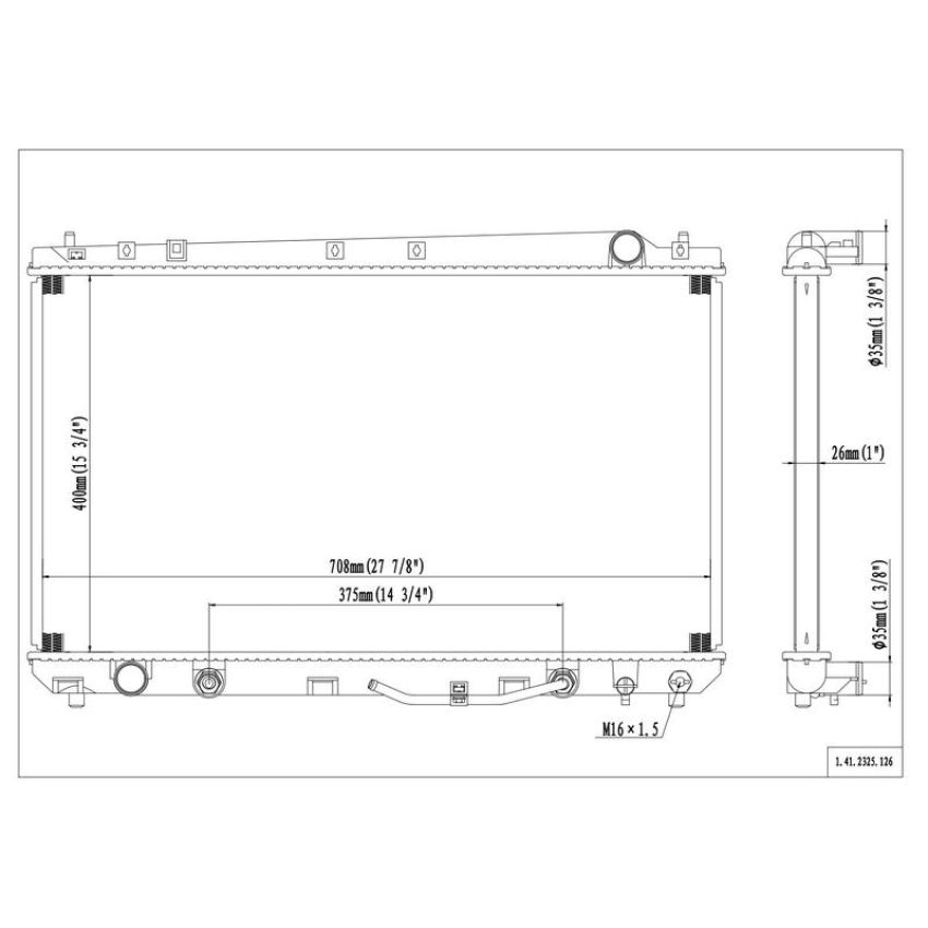 Reach International 41-2325 Radiator
