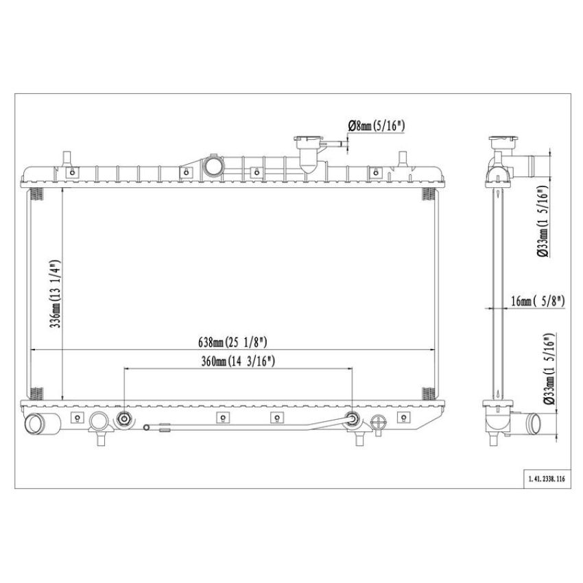Reach International 41-2338 Radiator