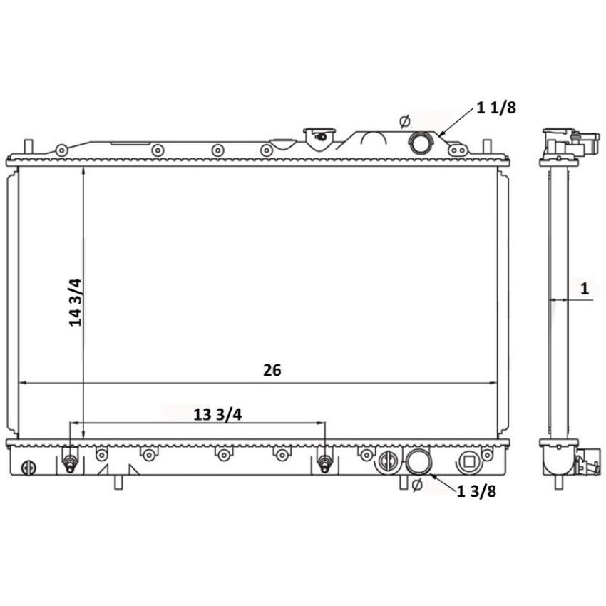 Reach International 41-234 Radiator