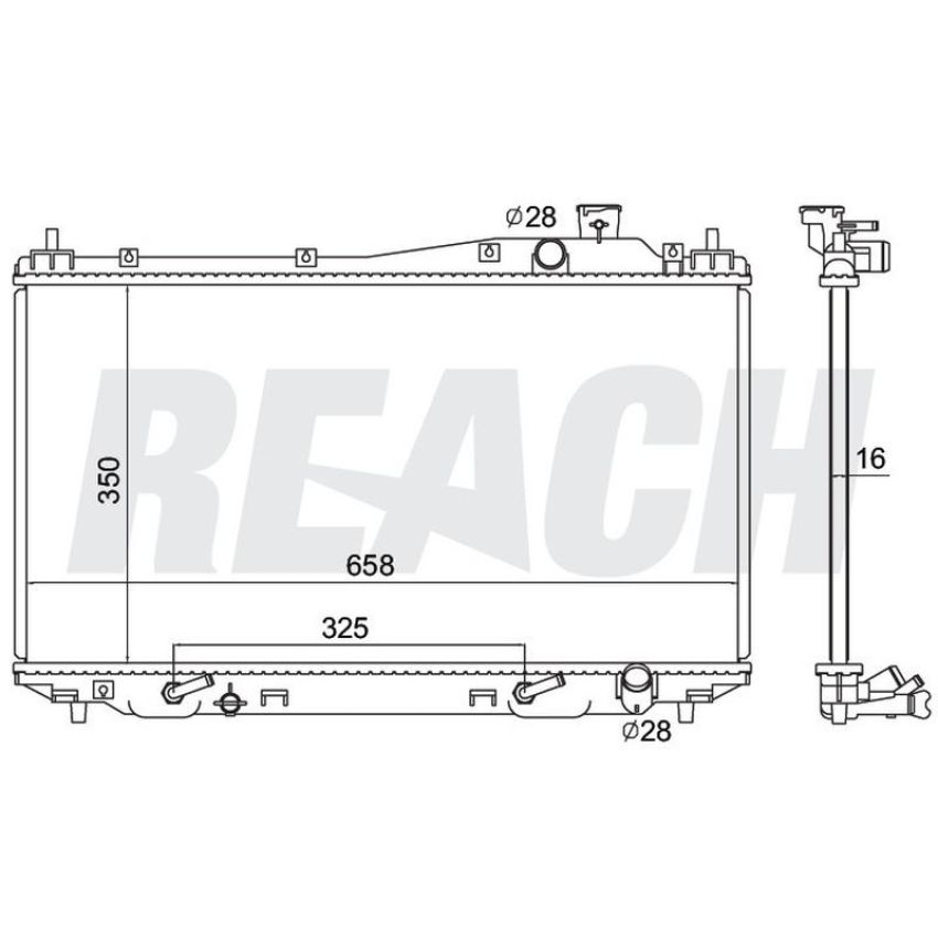Reach International 41-2354 Radiator