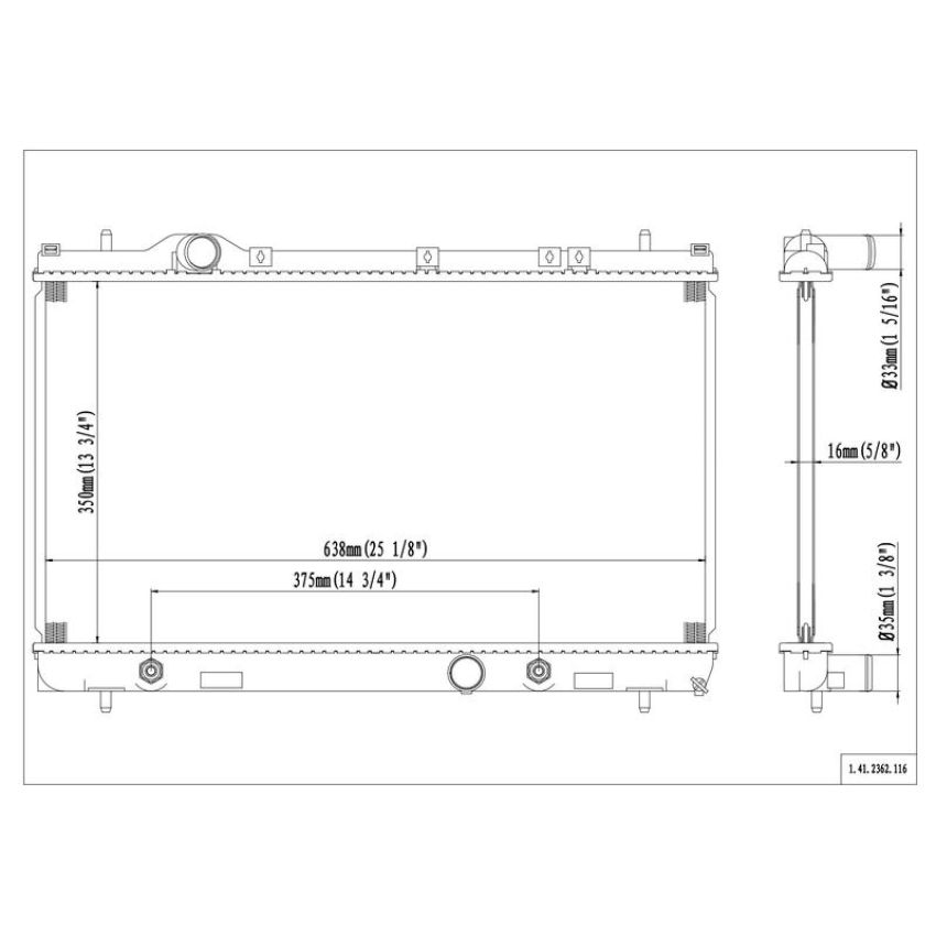 Reach International 41-2362 Radiator