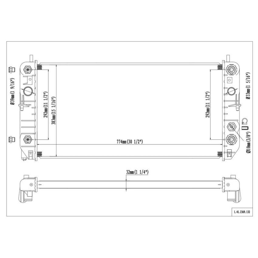 Reach International 41-2369 Radiator