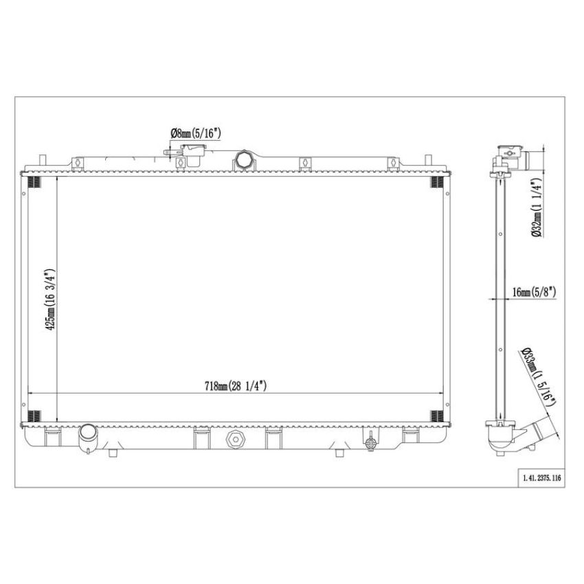 Reach International 41-2375 Radiator