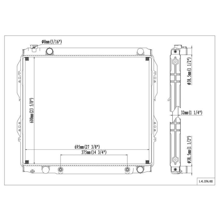 Reach International 41-2376 Radiator
