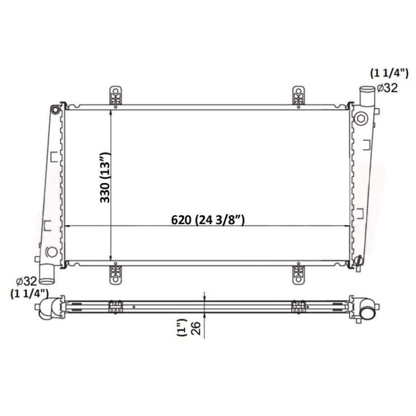 Reach International 41-2400 Radiator