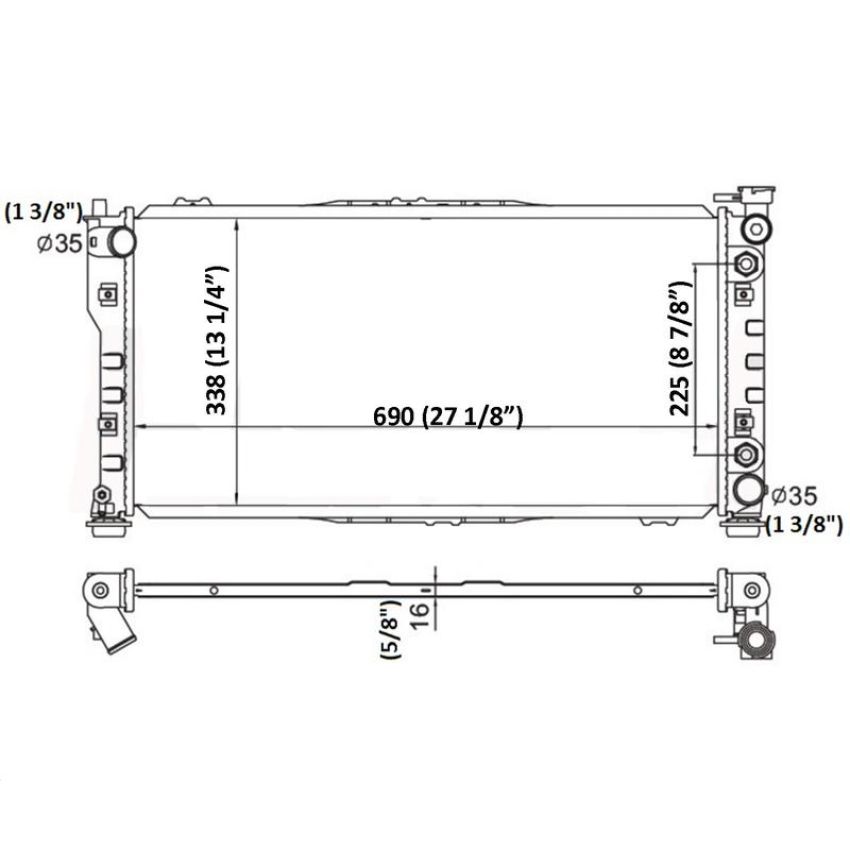 Reach International 41-2407 Radiator