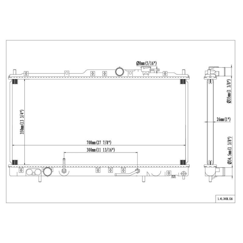 Reach International 41-2438 Radiator