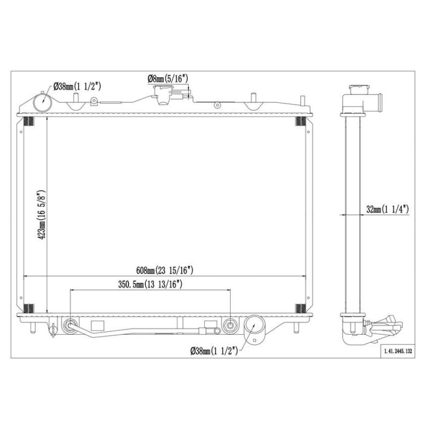 Reach International 41-2445 Radiator