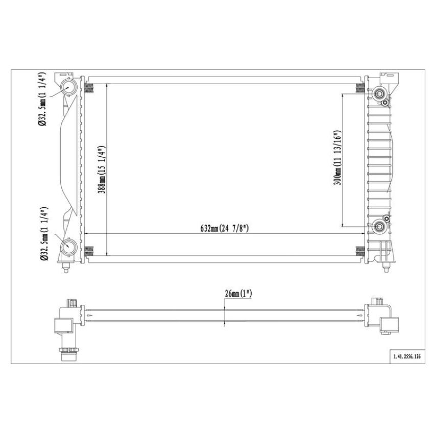 Reach International 41-2556 Radiator