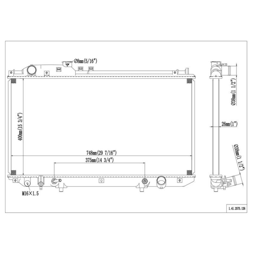 Reach International 41-2575 Radiator