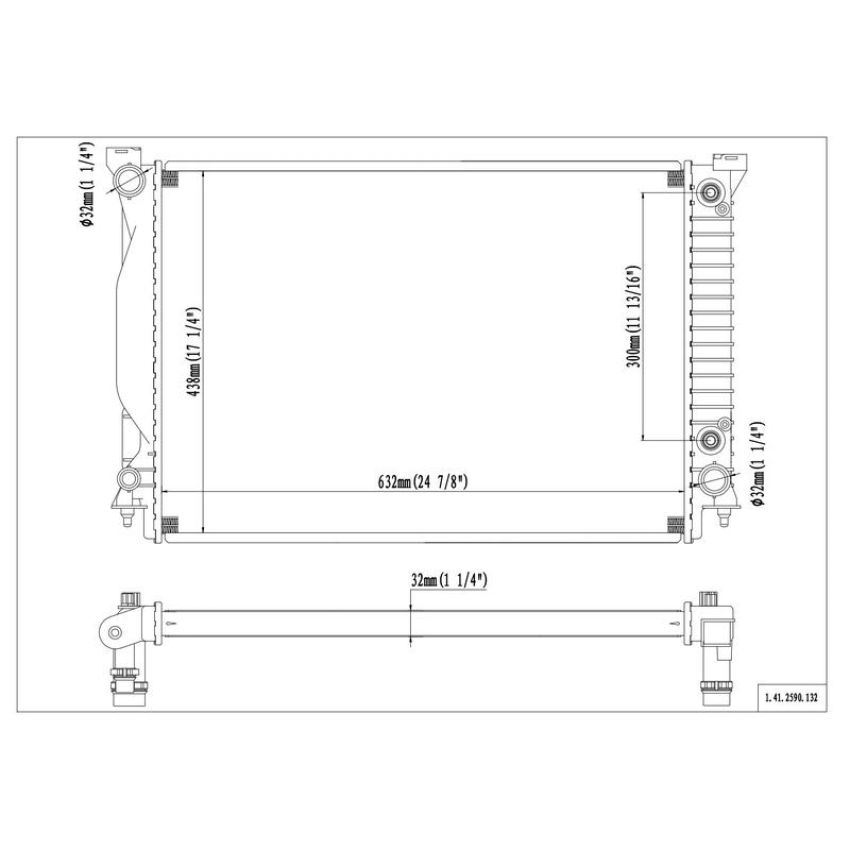 Reach International 41-2590 Radiator