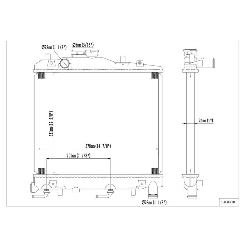 Reach International 41-263 Radiator
