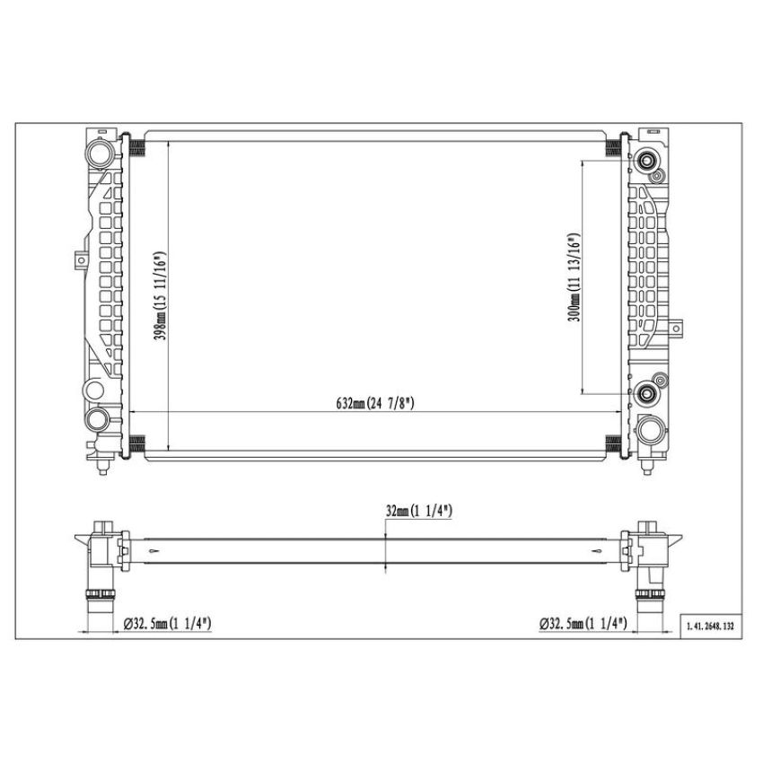 Reach International 41-2648 Radiator