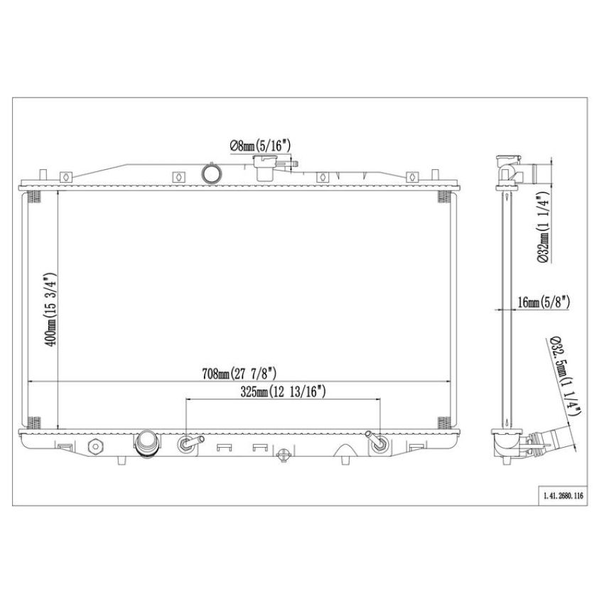 Reach International 41-2680 Radiator