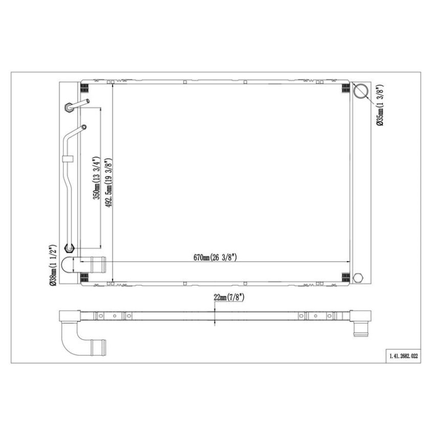 Reach International 41-2682 Radiator