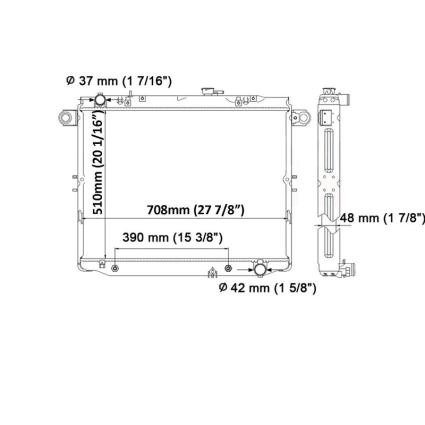 Reach International 41-2755 Radiator