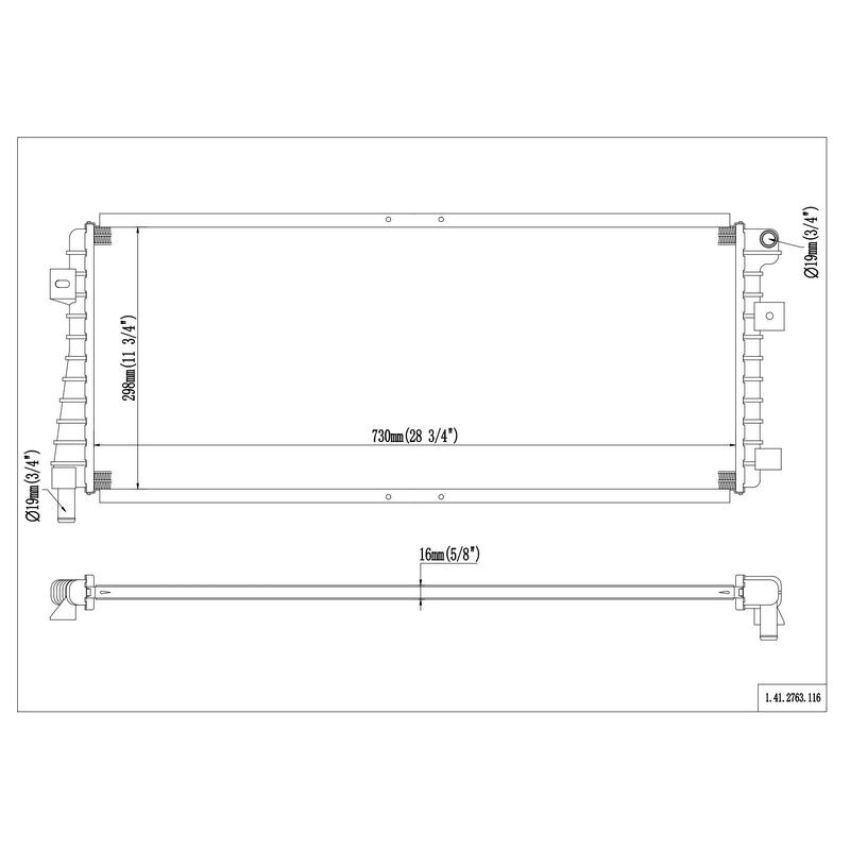 Reach International 41-2763 Radiator