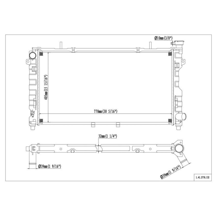 Reach International 41-2770 Radiator