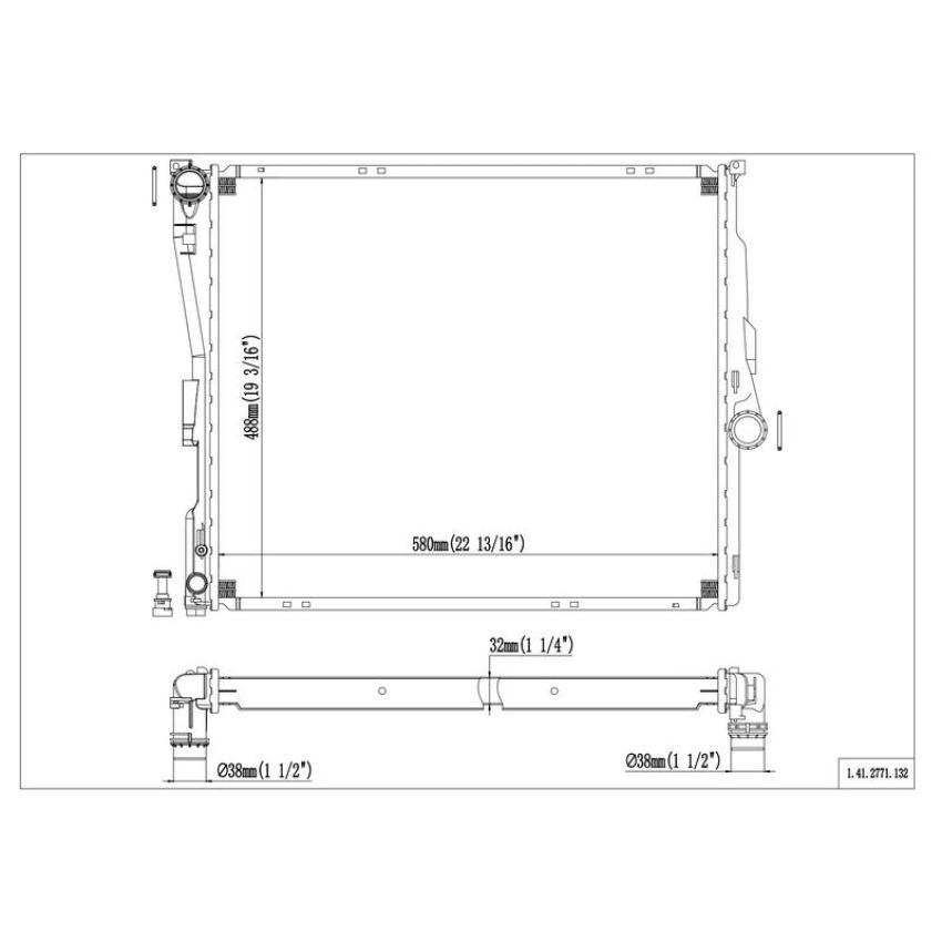 Reach International 41-2771 Radiator