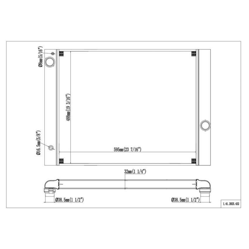 Reach International 41-2825 Radiator