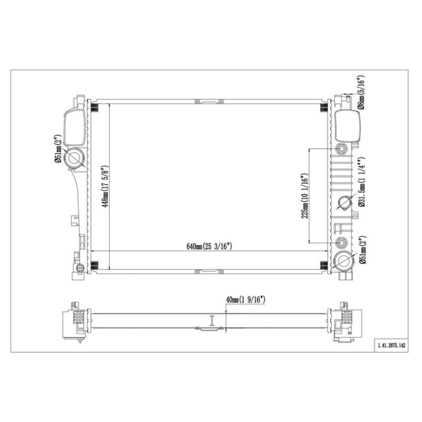 Reach International 41-2875 Radiator